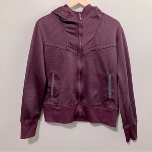 Columbia Full Zip Purple Jacket with Hood Women Size Large
